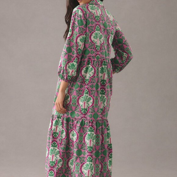 Maeve Bettina Tiered Shirt Dress - Picture 2 of 3